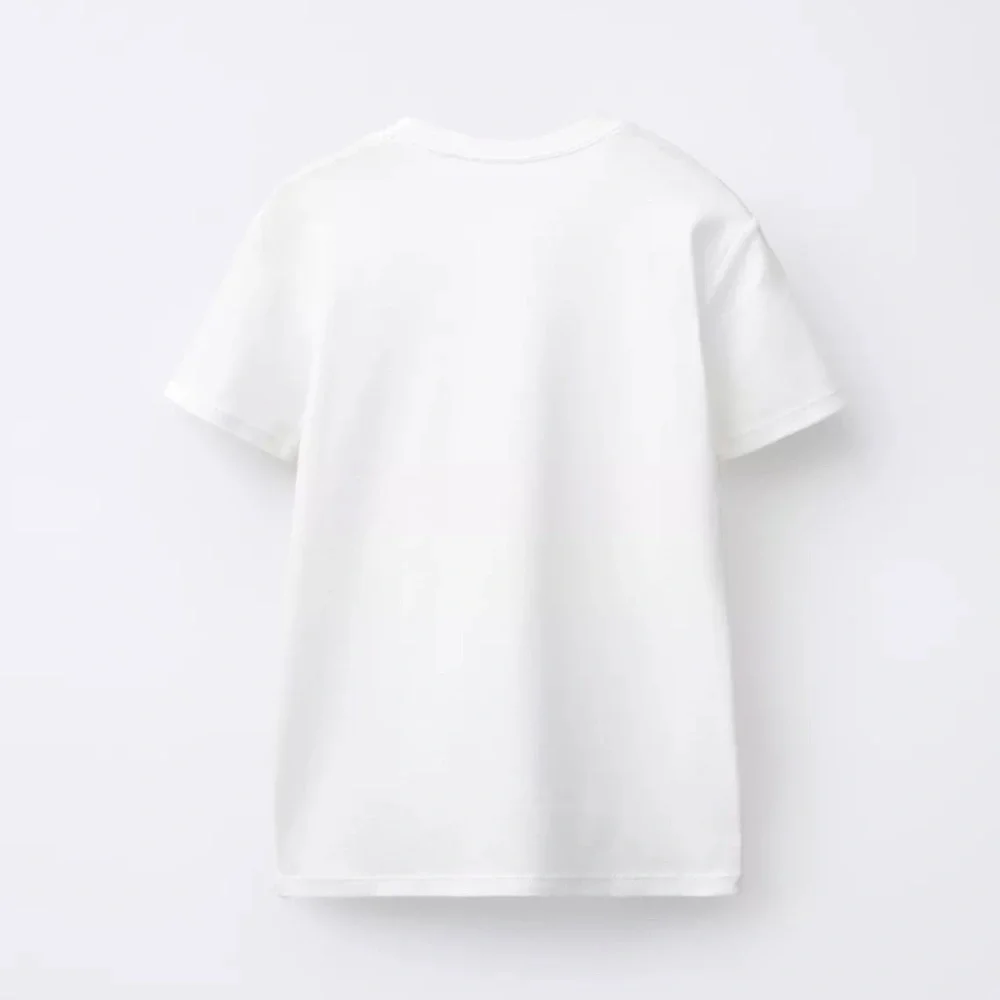 Zara kids, white, two pack of plain short sleeve T-SHIRTS, 9-10 years